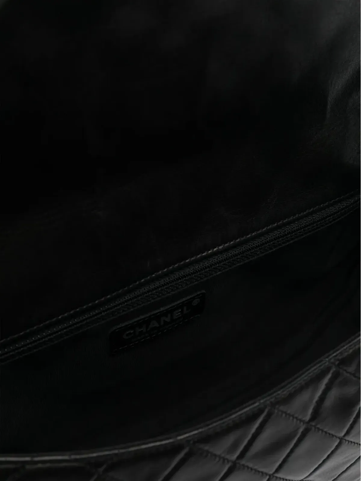 CHANEL ビンテージ 2013年 フラフープ トートバッグ - ブラック - 画像5