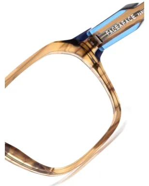 Face À Face Havane 2 square-frame glasses - Brown - サムネイル3