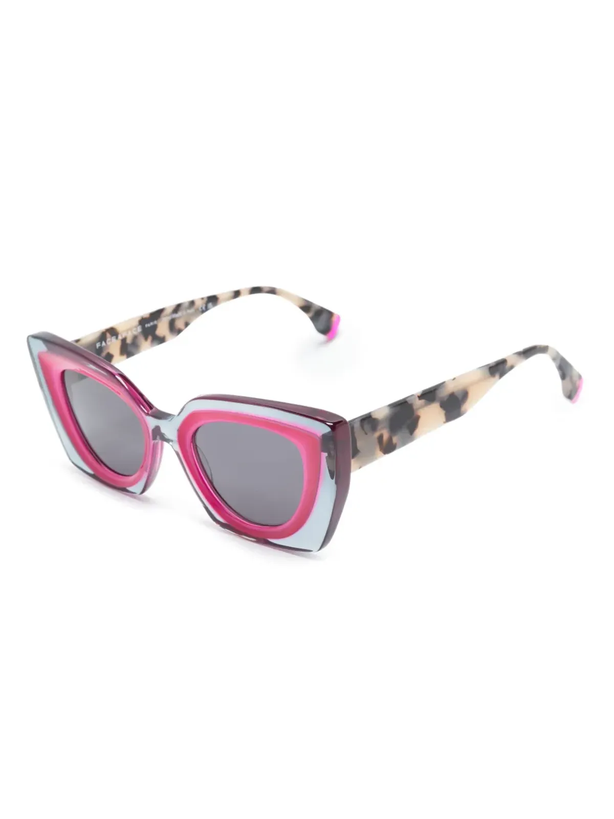 Face À Face Halos cat eye-frame sunglasses - Pink - 画像2