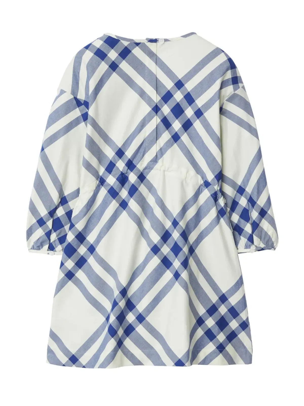 Burberry Kids チェック柄コットンのドレス - 画像2