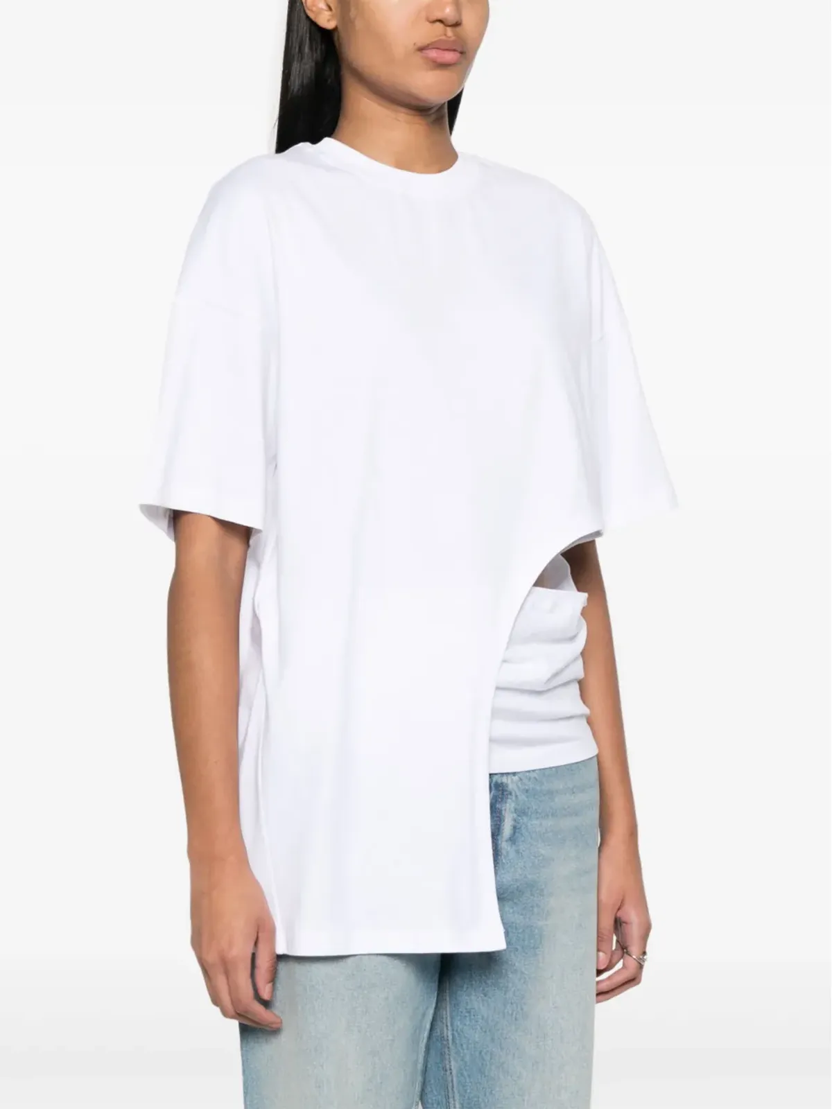 Gauchère アシンメトリック コットンTシャツ - 画像3