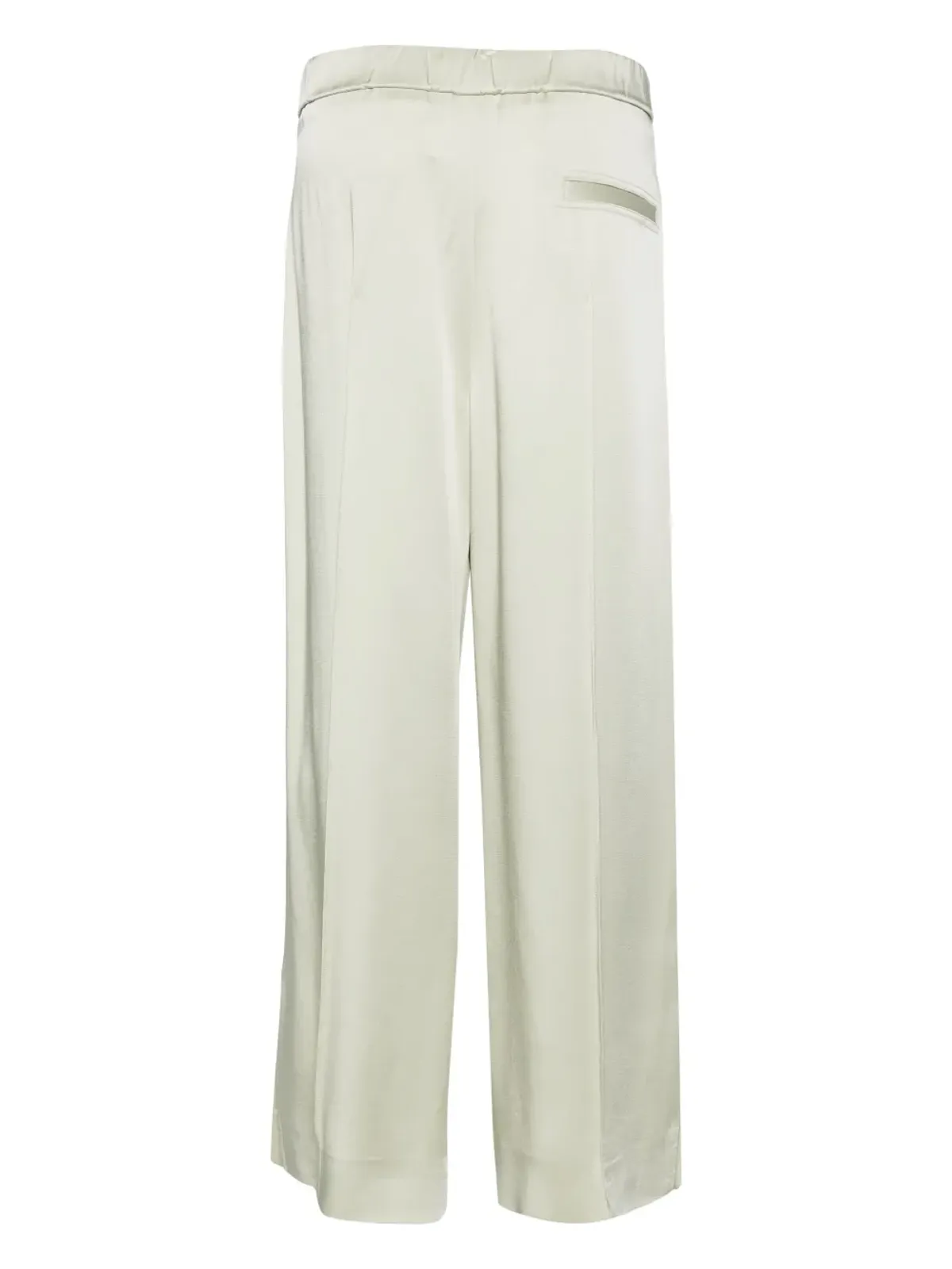 Jil Sander ワイドレッグ プレスド クリース トラウザー - グリーン - 画像2