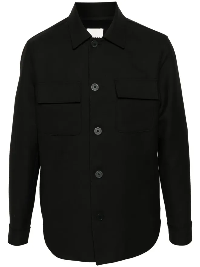 SANDRO SANDRO ボタンアップ・オーバーシャツ - ブラックの商品画像