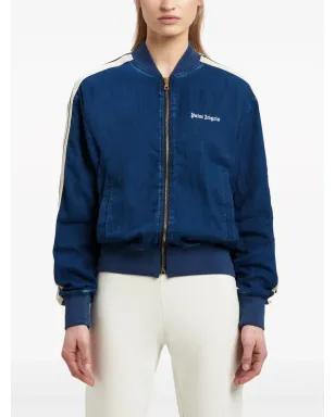 Palm Angels シャンブル デニムボンバー ジャケット - ブルー - サムネイル3