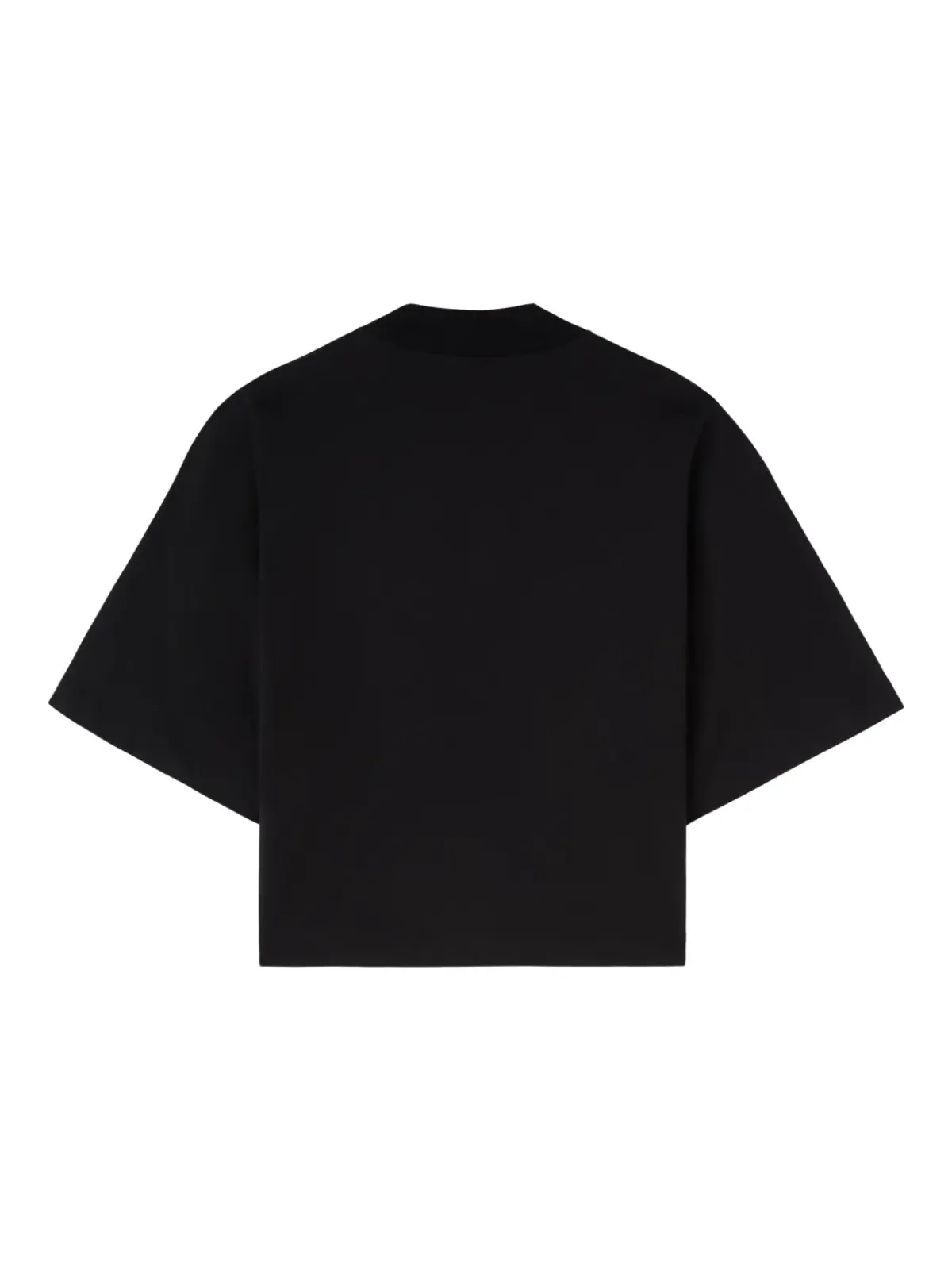 Palm Angels パーム刺繍クロップドTシャツ - ブラック - 画像2