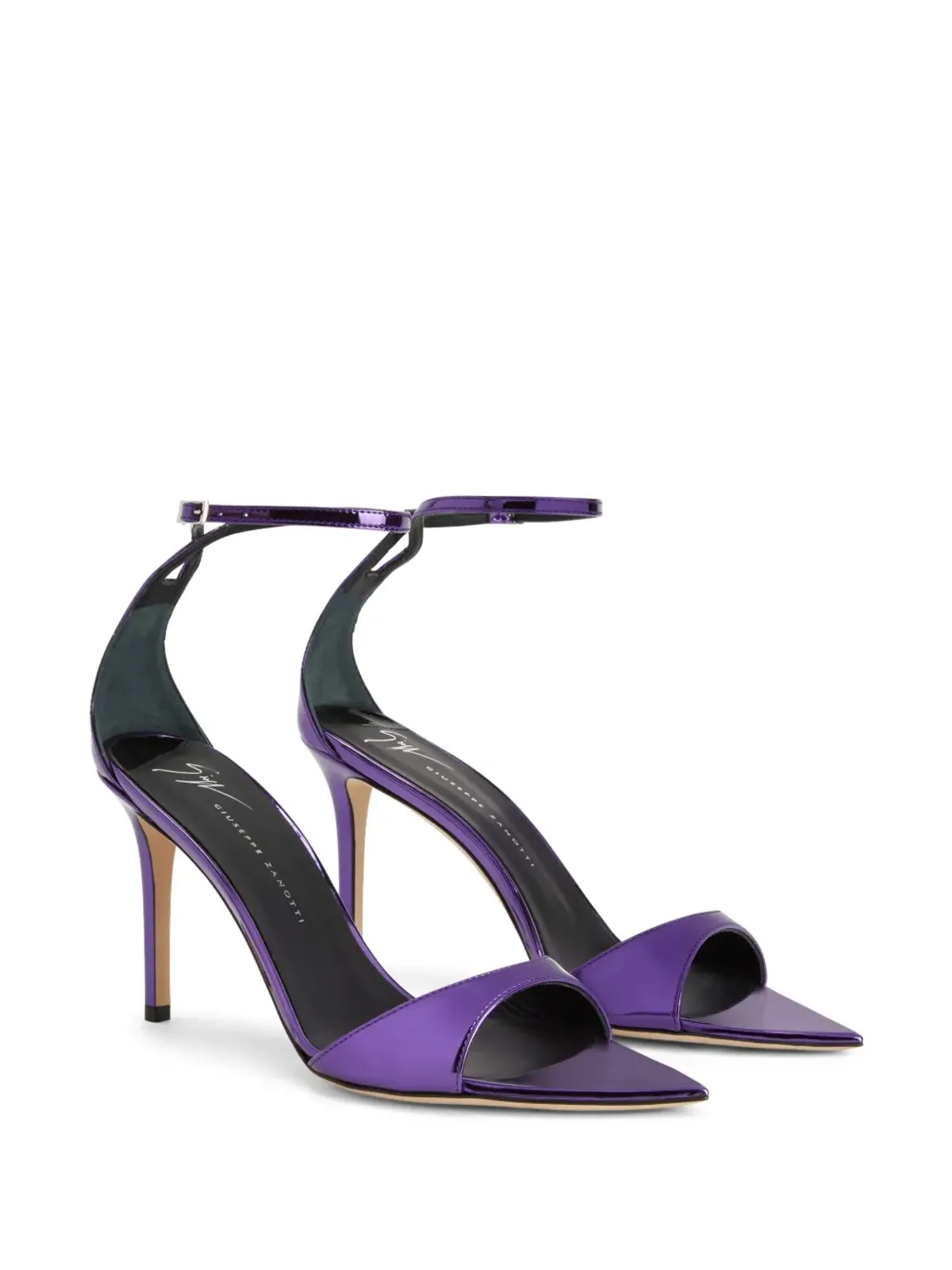 Giuseppe Zanotti イントリゴ ストラップサンダル - パープル - 画像2