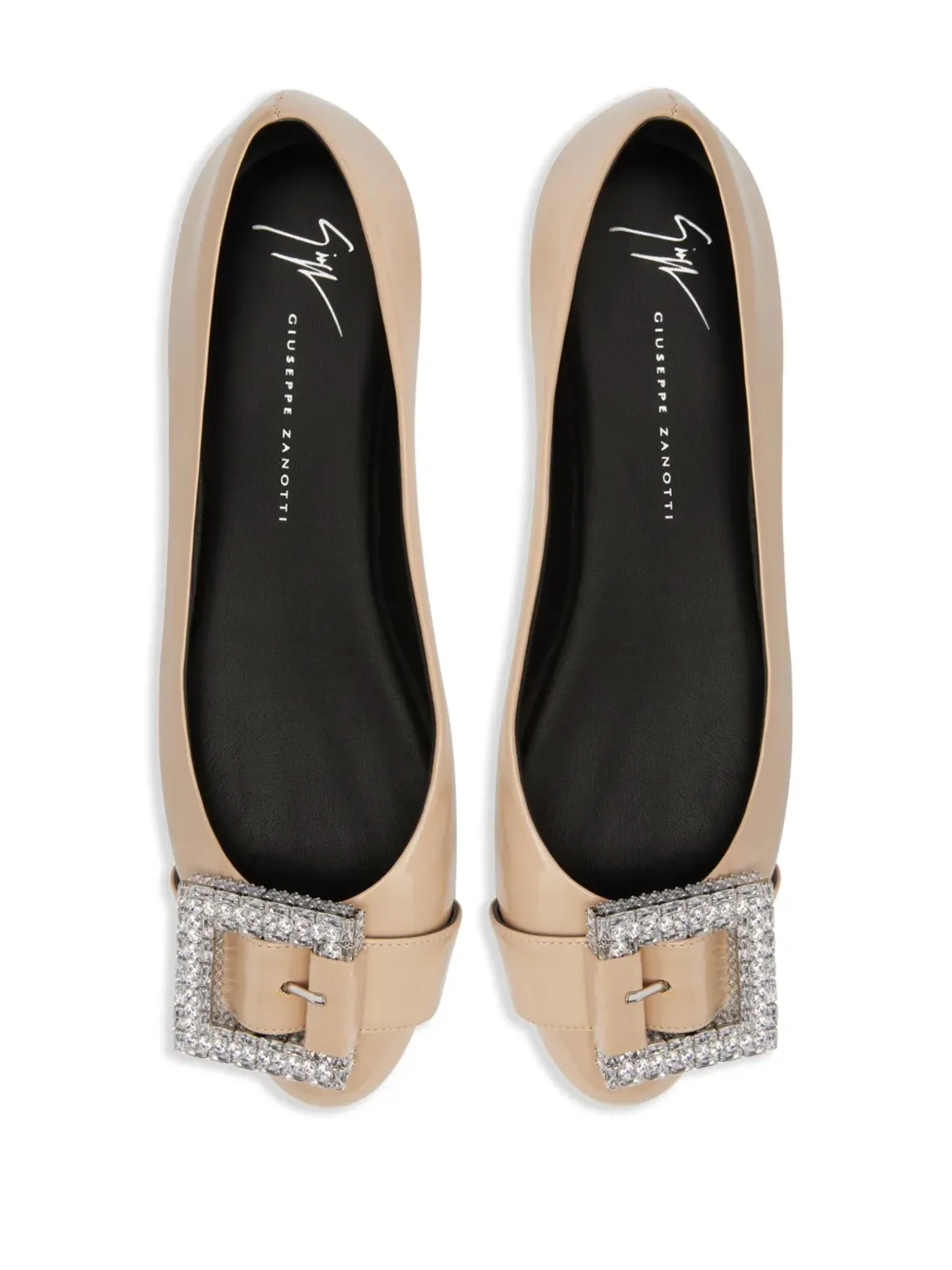 Giuseppe Zanotti ミス バックル バレエシューズ - 画像4