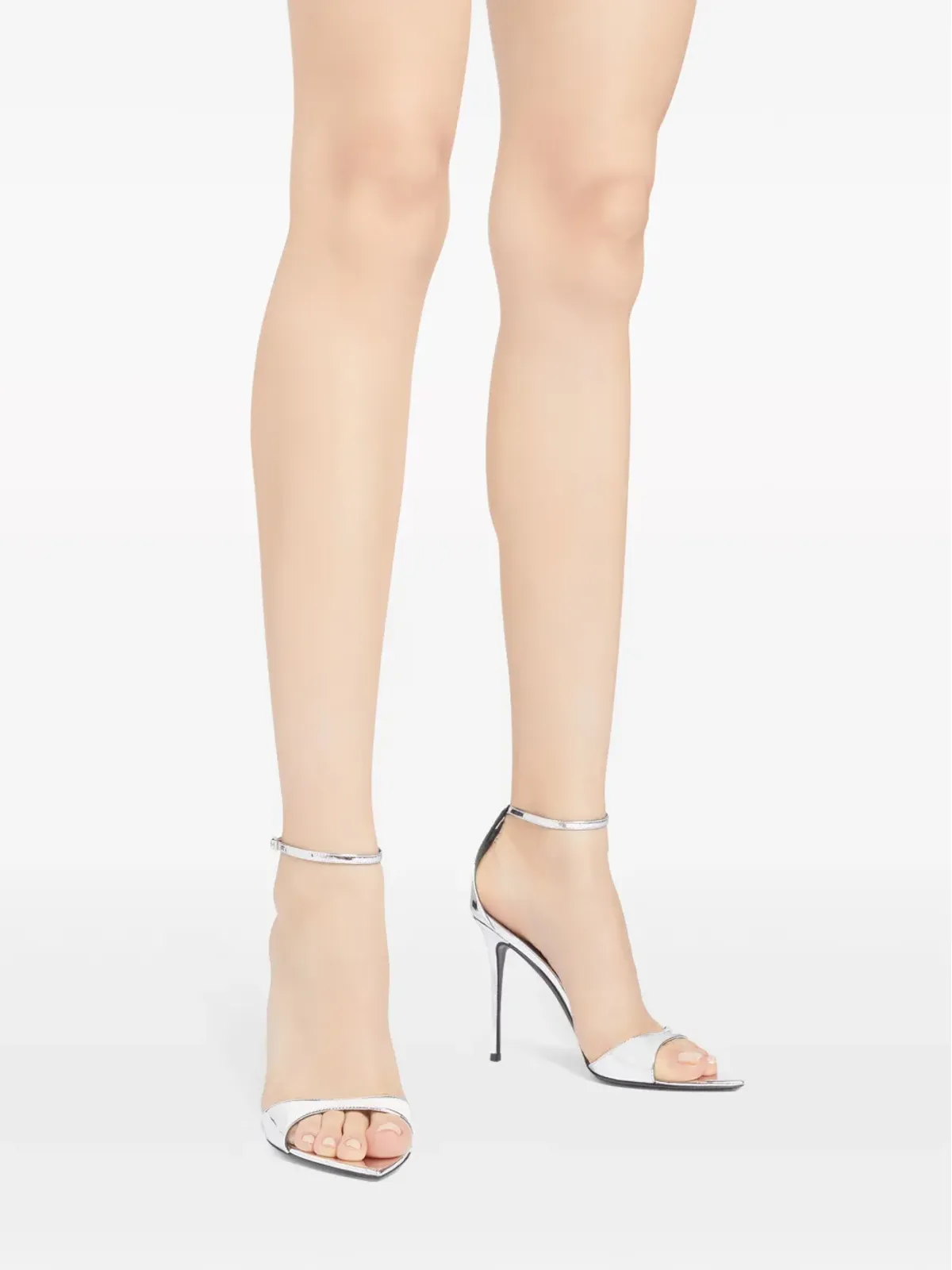 Giuseppe Zanotti インツリオ・ストラップ サンダル - シルバー - 画像5