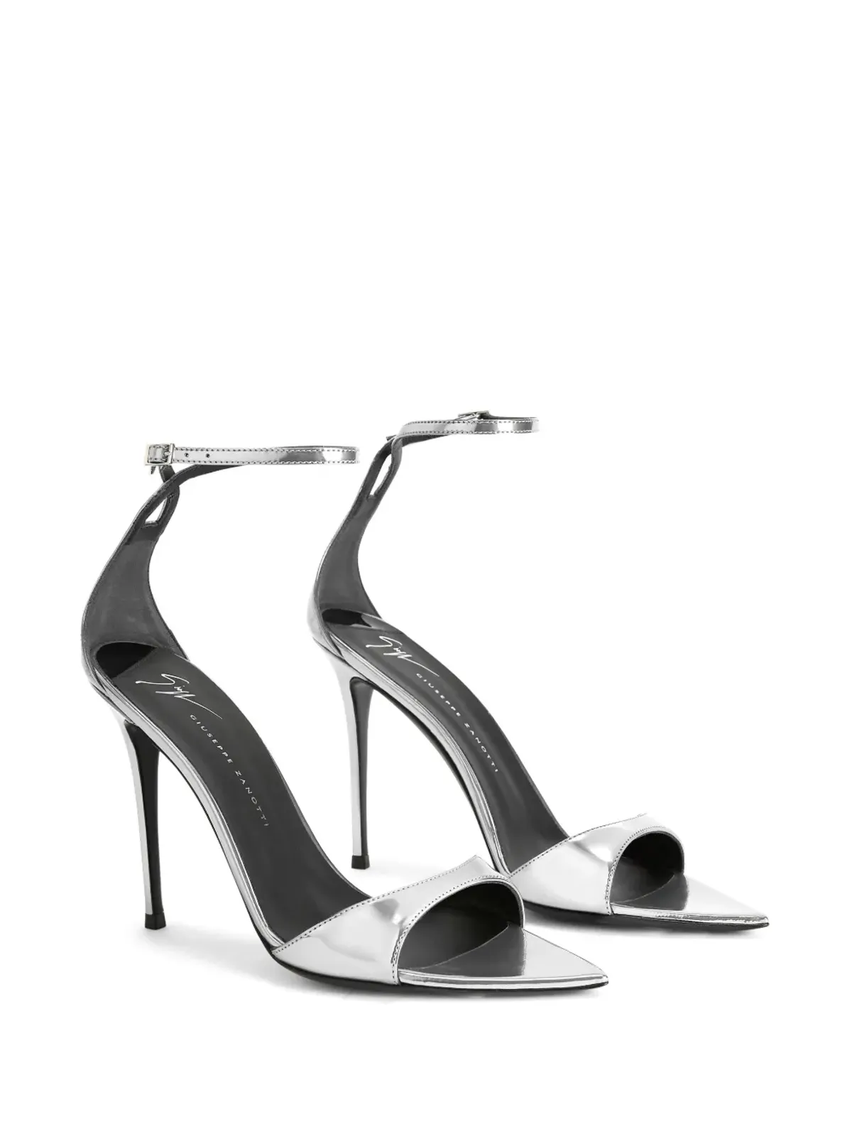 Giuseppe Zanotti インツリオ・ストラップ サンダル - シルバー - 画像2