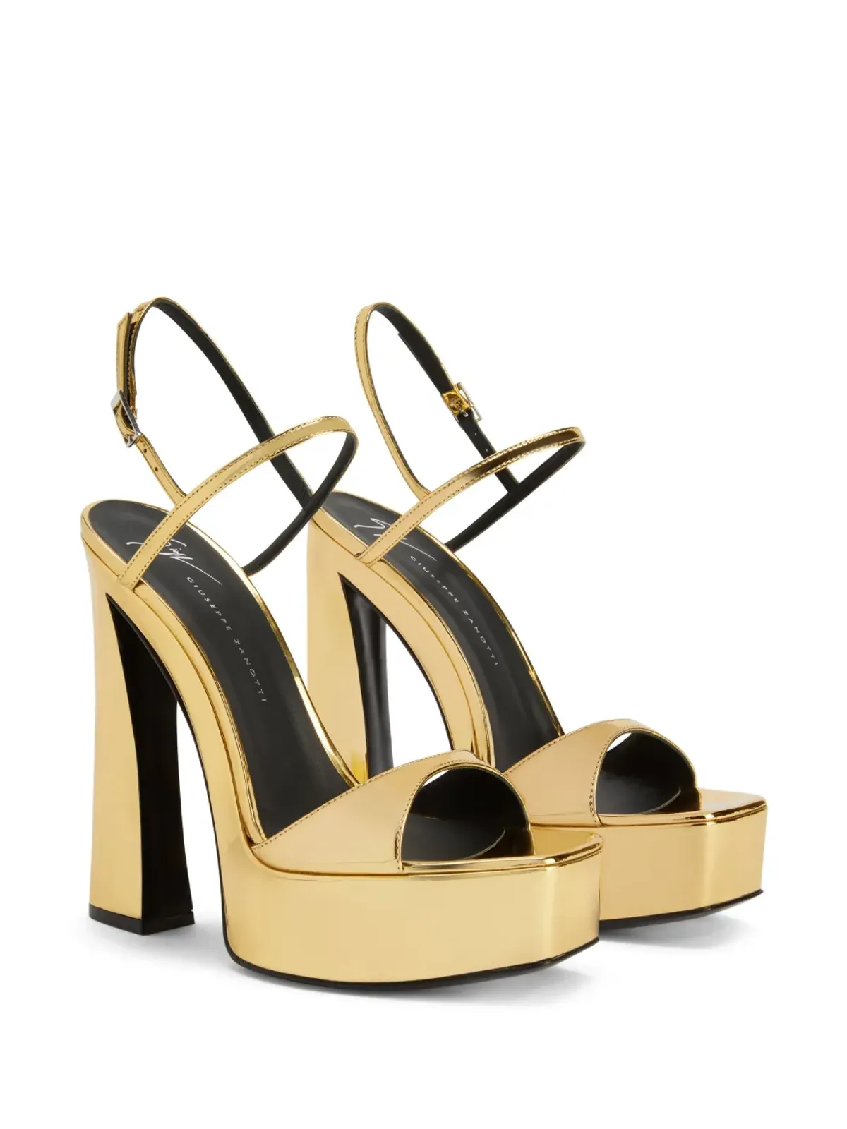 Giuseppe Zanotti Sylvy 145mm プラットフォームサンダル - ゴールド - 画像2
