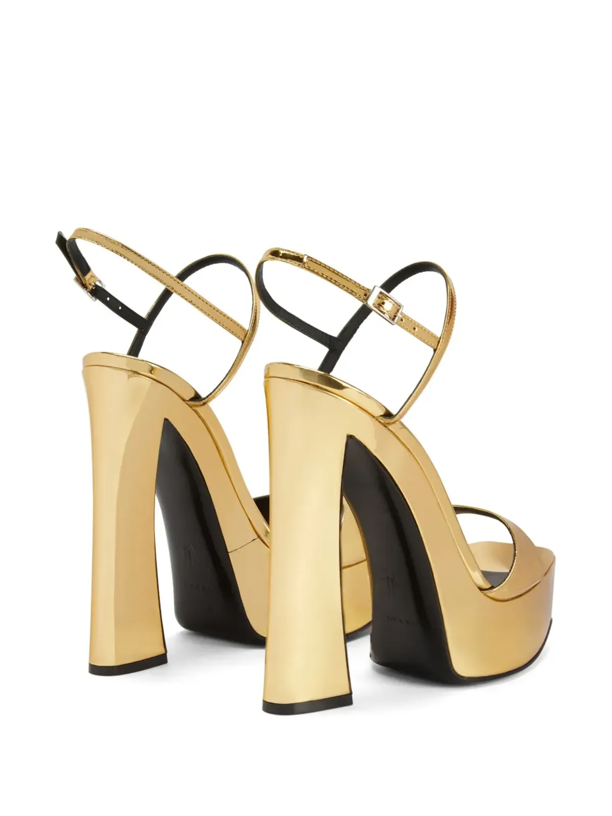 Giuseppe Zanotti Sylvy 145mm プラットフォームサンダル - ゴールド - 画像3