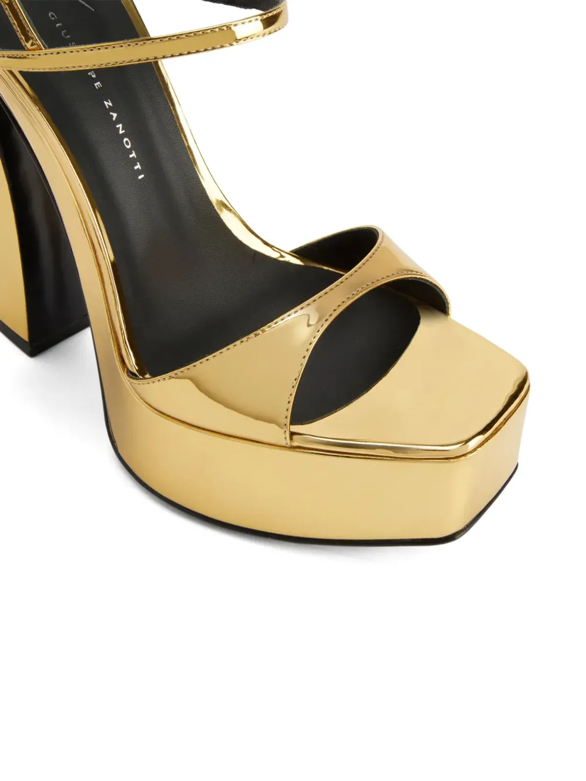 Giuseppe Zanotti Sylvy 145mm プラットフォームサンダル - ゴールド - 画像4