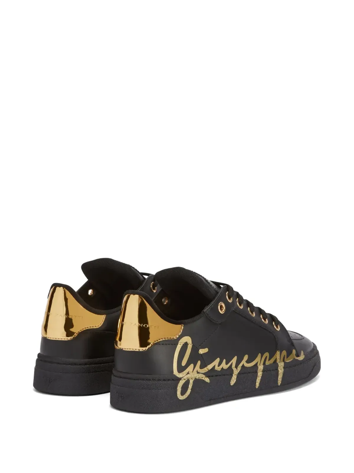 Giuseppe Zanotti Gz94 ロゴプリント レザー スニーカー - 画像3
