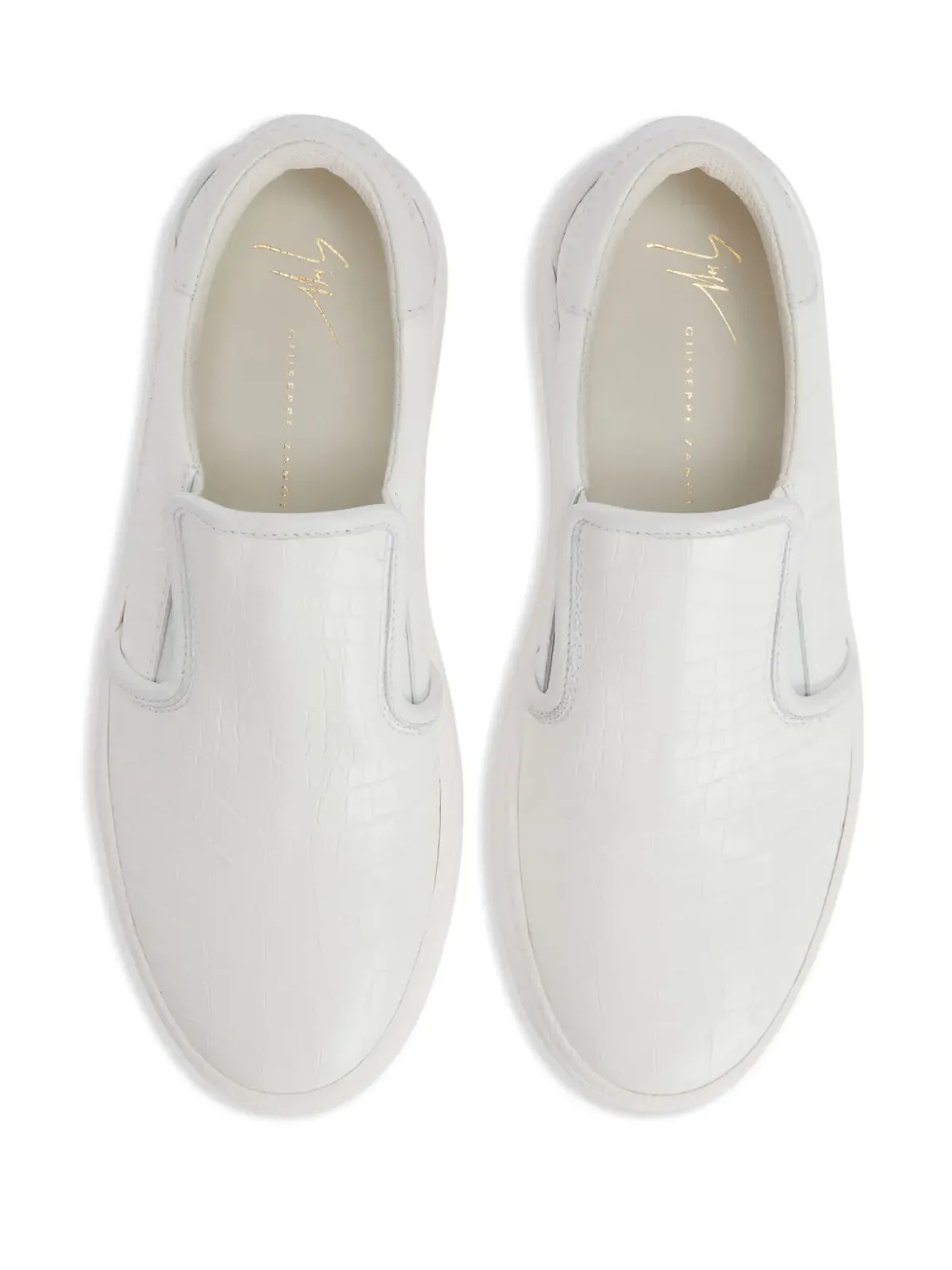 Giuseppe Zanotti Gz94 スリップオン レザー スニーカー - 画像4