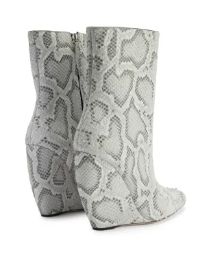 Giuseppe Zanotti 105mm Ginnyfer ブーティ ウェッジ ブーツ - グレー - サムネイル3