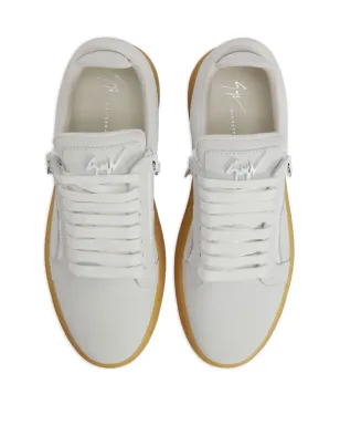 Giuseppe Zanotti GZ94 レザー ダブルジップ ローカット スニーカー - サムネイル4