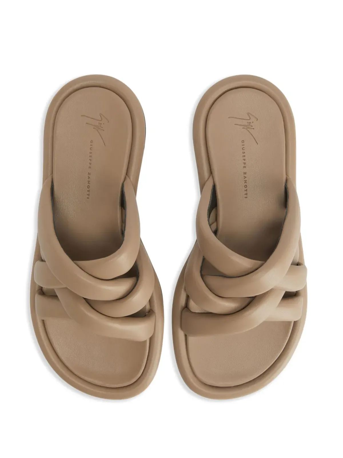 Giuseppe Zanotti Jacobseen レザーサンダル - ニュートラルカラー - 画像4