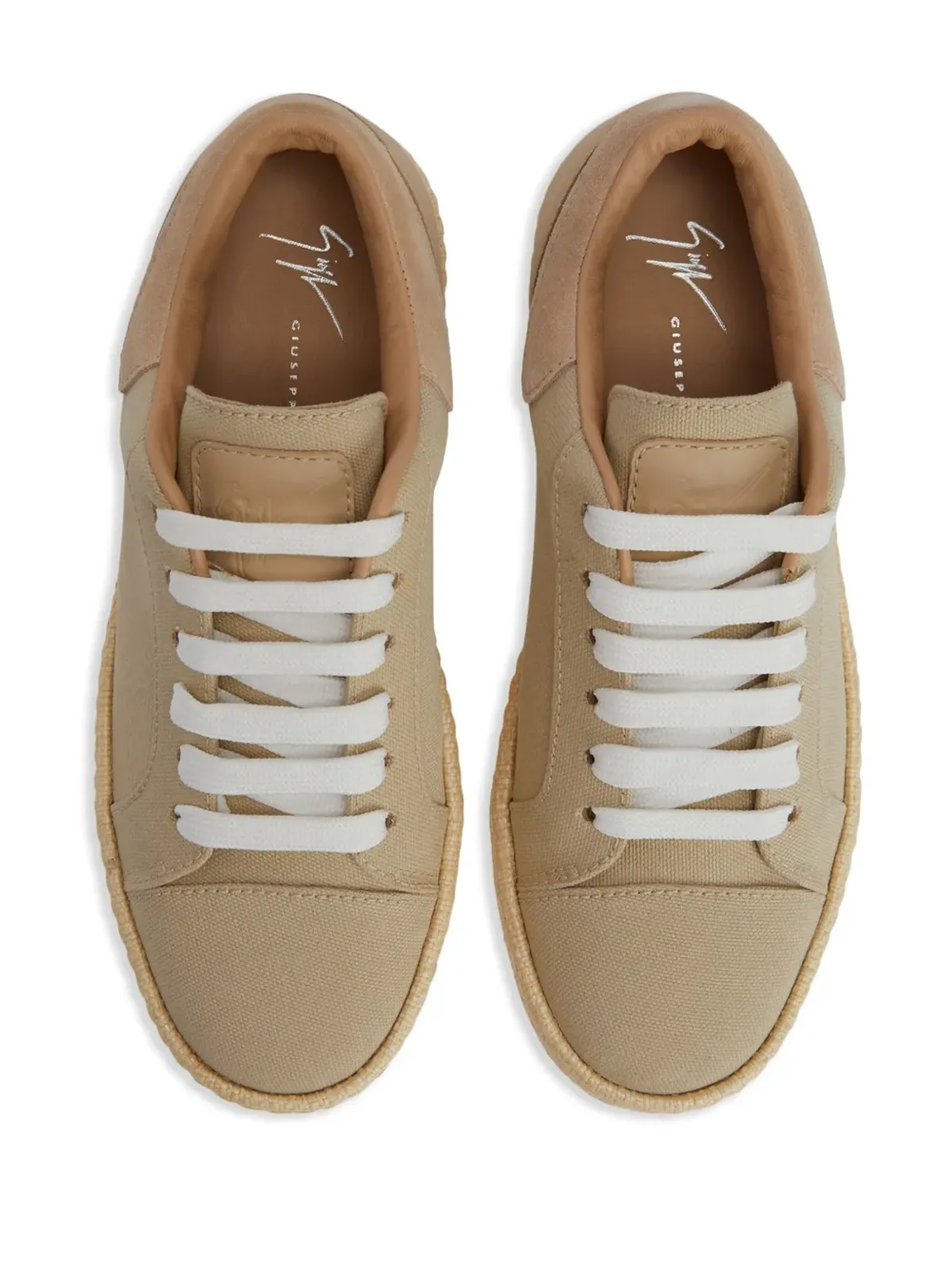 Giuseppe Zanotti Gz City キャンバススニーカー - ニュートラルカラー - 画像4
