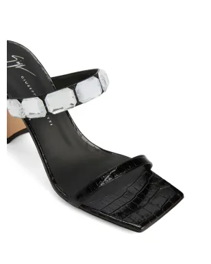 Giuseppe Zanotti フラミニア 85mm スクエアトゥ サンダル - サムネイル4