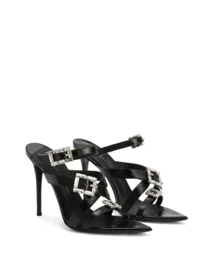 ビンテージ Giuseppe Zanotti 105mm インティリゴ・オレリー サンダル - サムネイル2