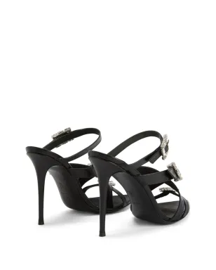 ビンテージ Giuseppe Zanotti 105mm インティリゴ・オレリー サンダル - サムネイル3
