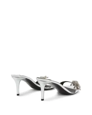 Giuseppe Zanotti サブリ サンダル 70mm ヒール シルバー - サムネイル3