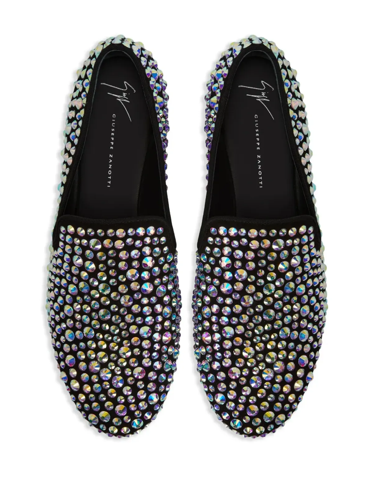 Giuseppe Zanotti Marvin Caleido クリスタル装飾 ローファー - 画像4