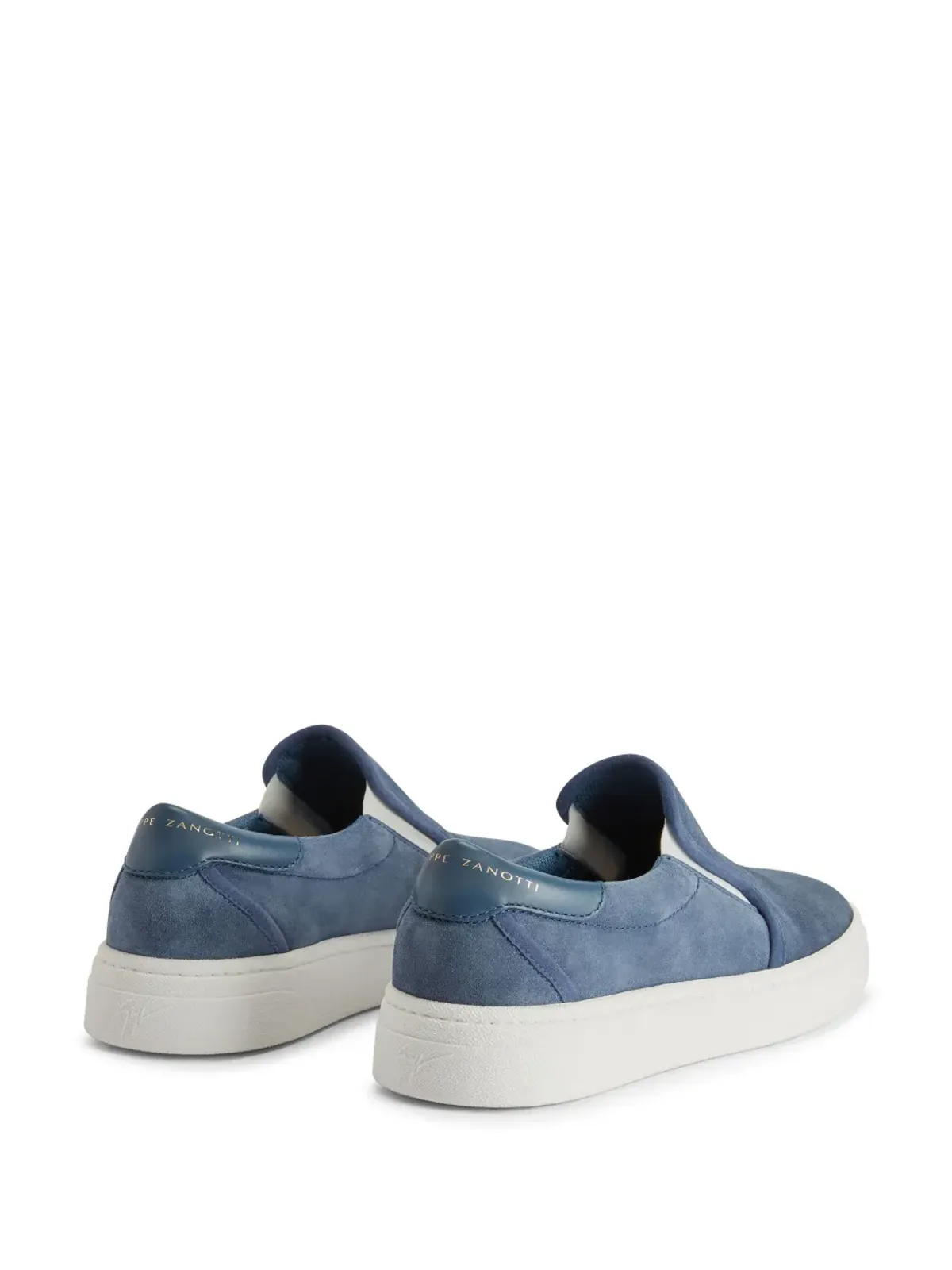 Giuseppe Zanotti Gz94 スリップオン スウェードスニーカー ブルー - 画像3