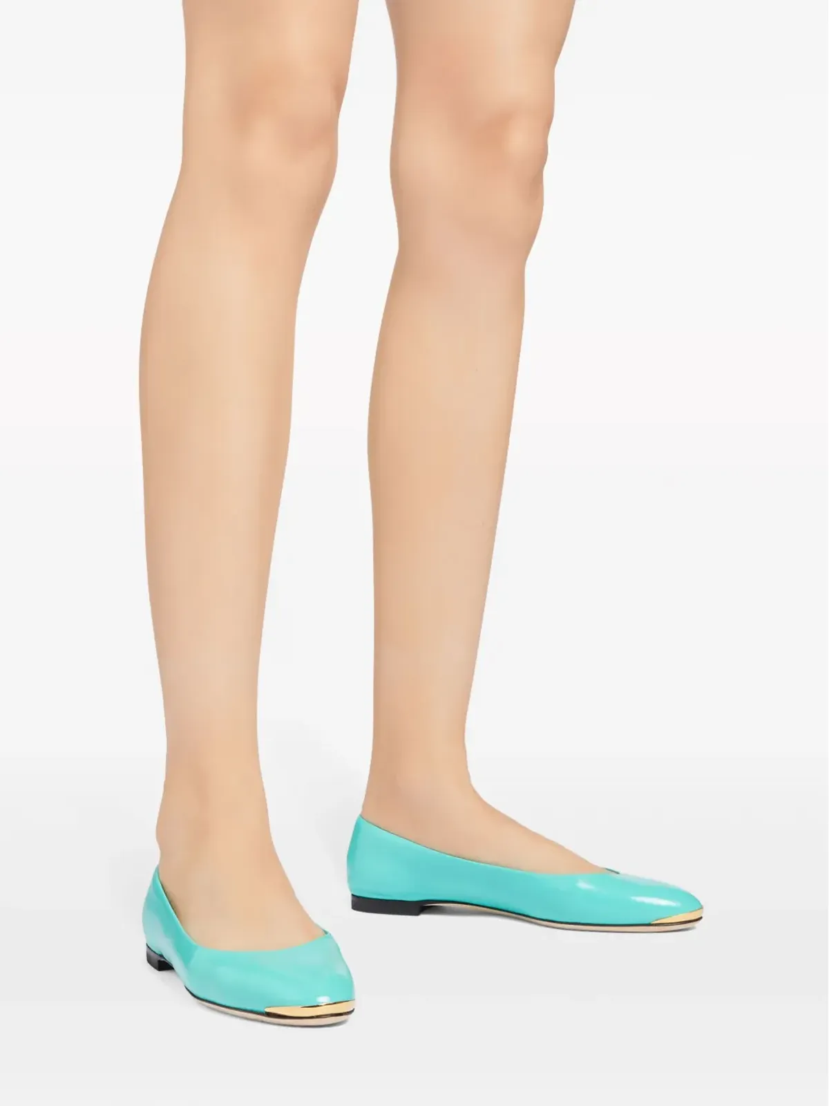 Giuseppe Zanotti Amur 2.0 バレエシューズ - グリーン - 画像5