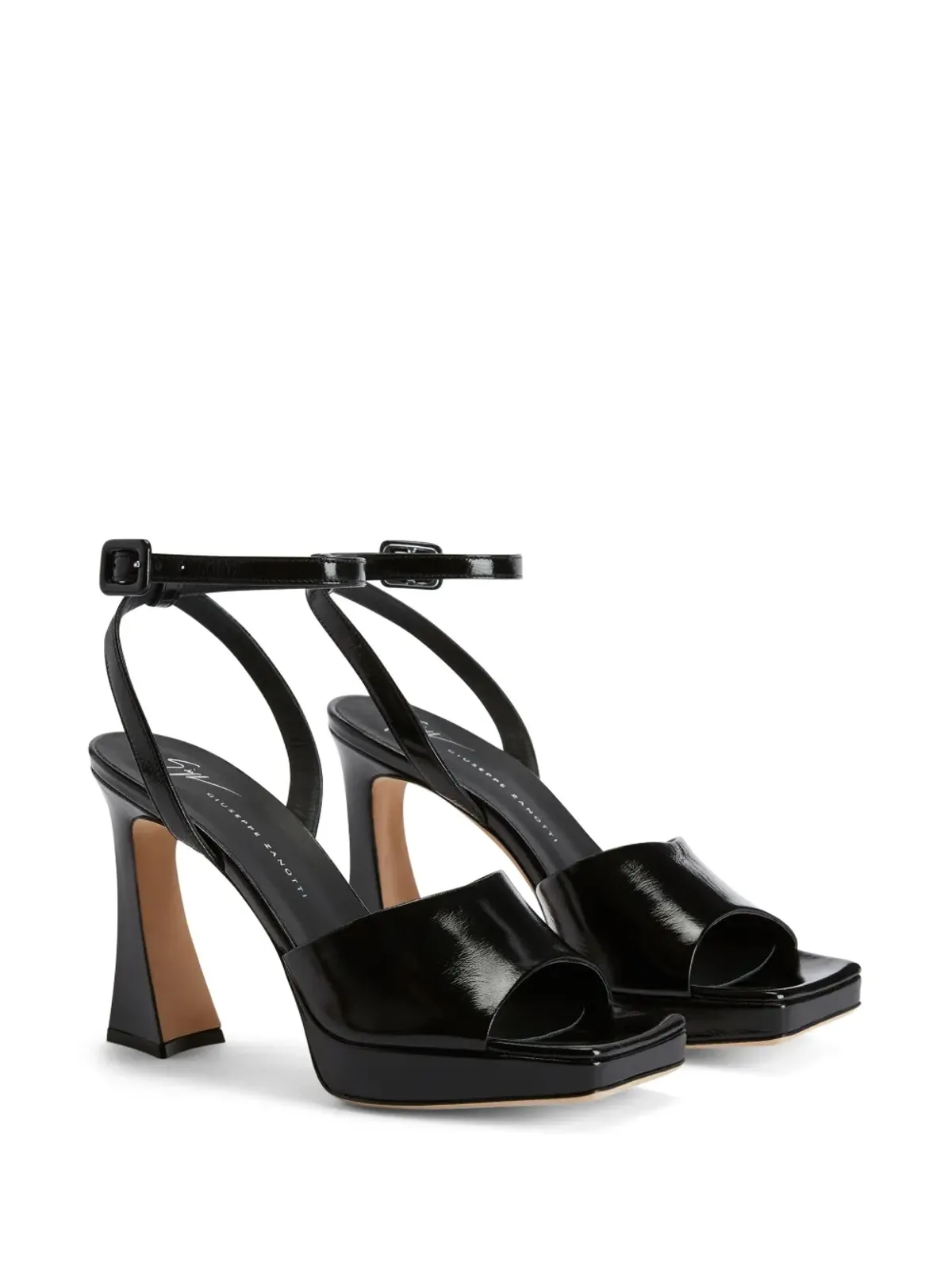 Giuseppe Zanotti Emiyle レザーサンダル - ブラック - 画像2