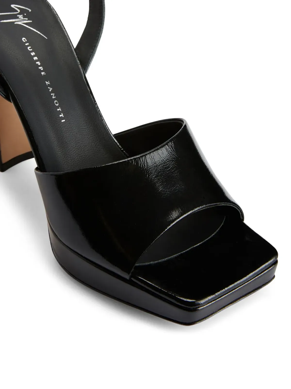 Giuseppe Zanotti Emiyle レザーサンダル - ブラック - 画像4
