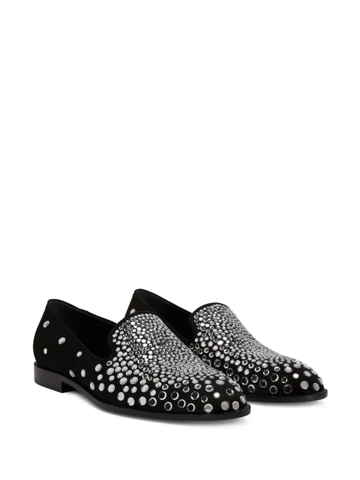 Giuseppe Zanotti ペガサス クリスタル装飾ローファー - ブラック - 画像2