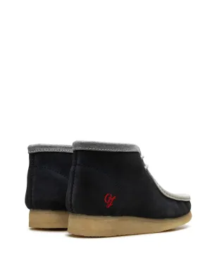Clarks Wallabee ネイビー/グレー スエードブーツ - サムネイル3