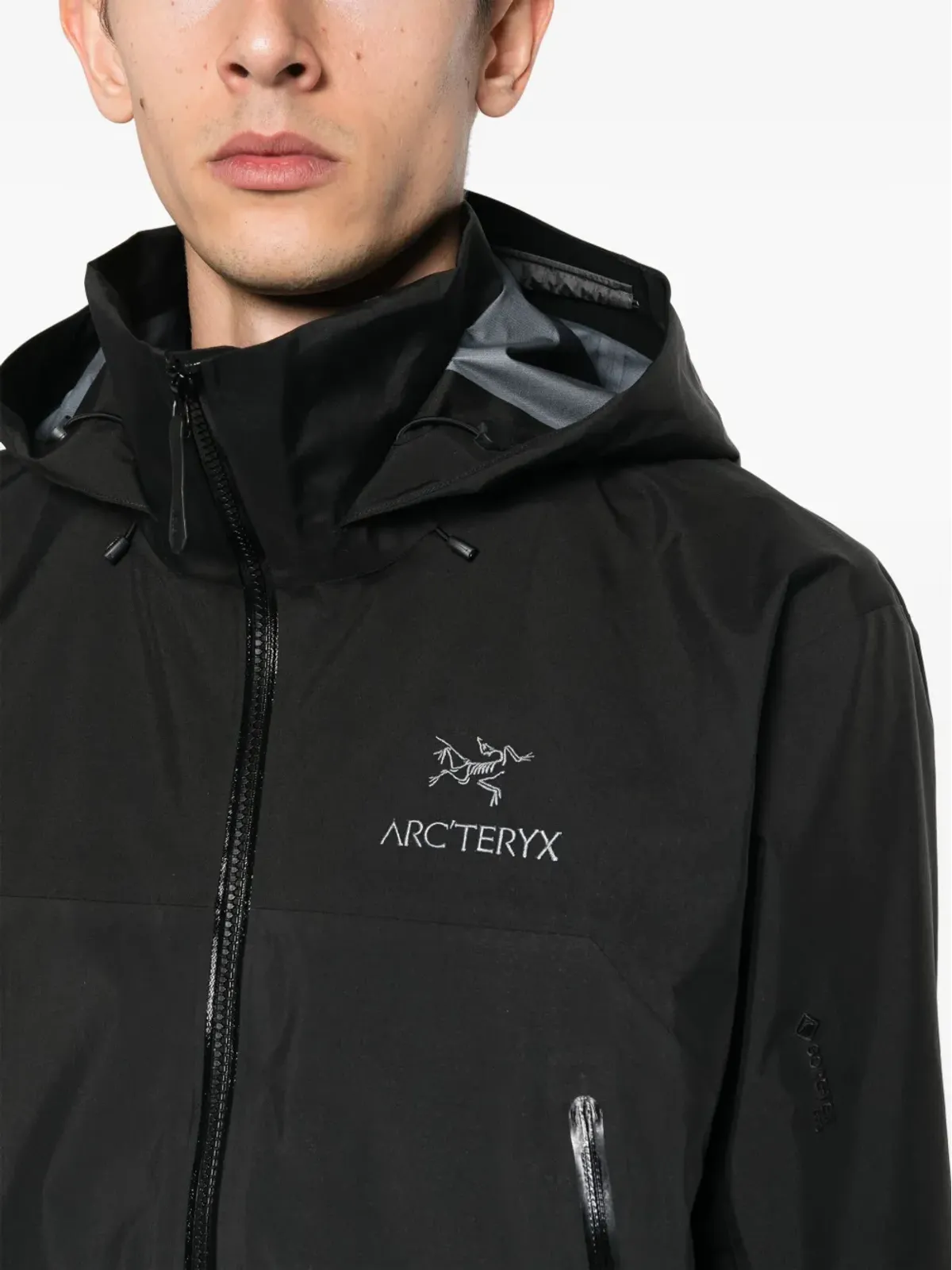 Arc'teryx ロゴ刺繍フード付きジャケット - 画像5