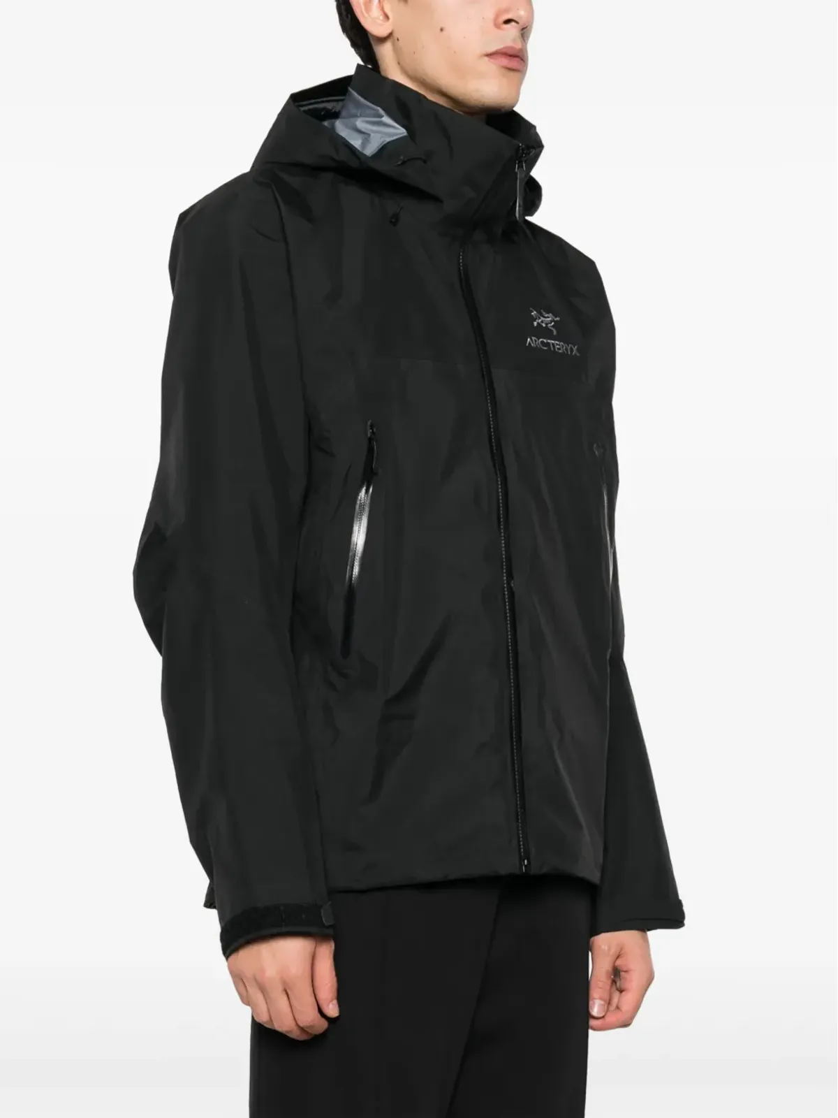 Arc'teryx ロゴ刺繍フード付きジャケット - 画像3