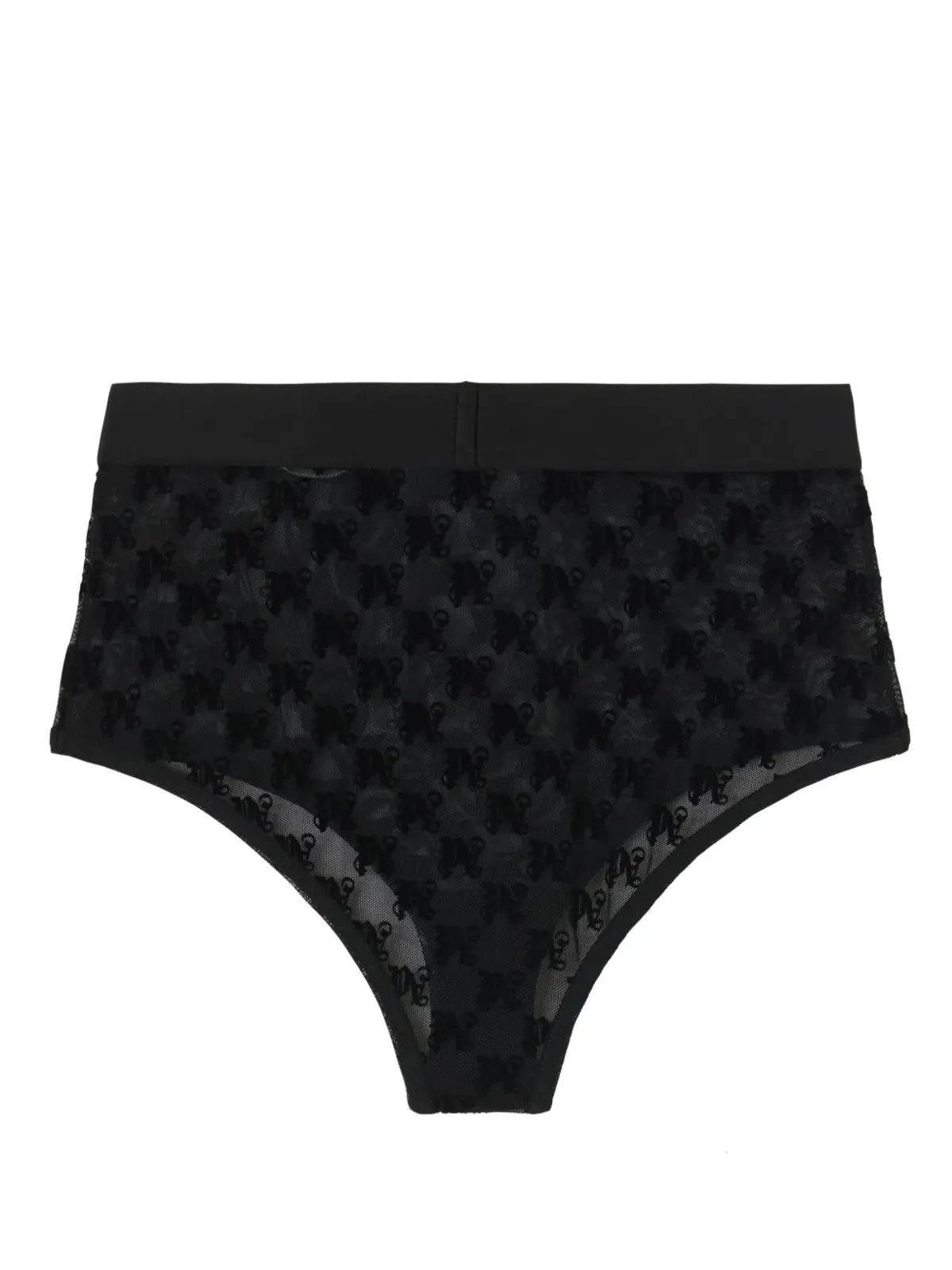 Palm Angels モノグラムモチーフ レース ブリーフ ブラック - 画像2