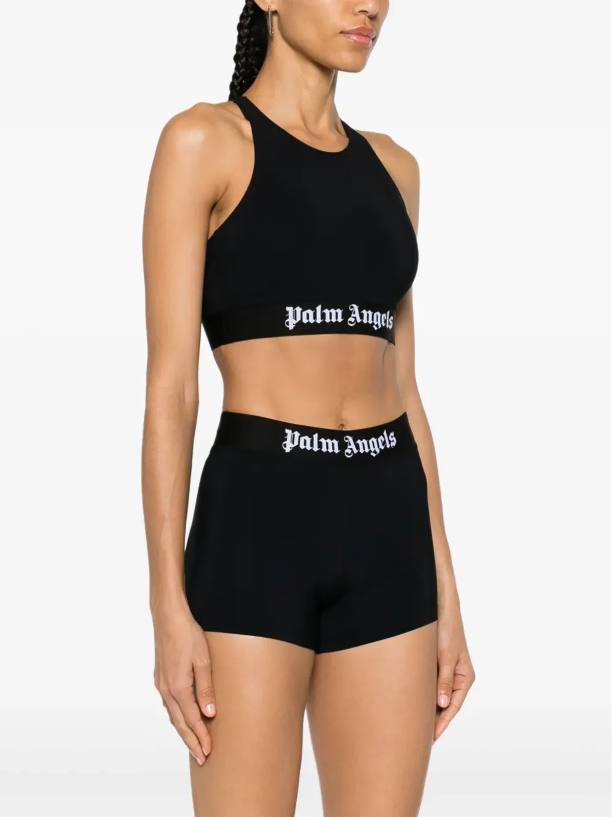 Palm Angels ロゴテープ クロップトップ - 画像3