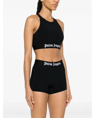Palm Angels ロゴテープ クロップトップ - サムネイル3