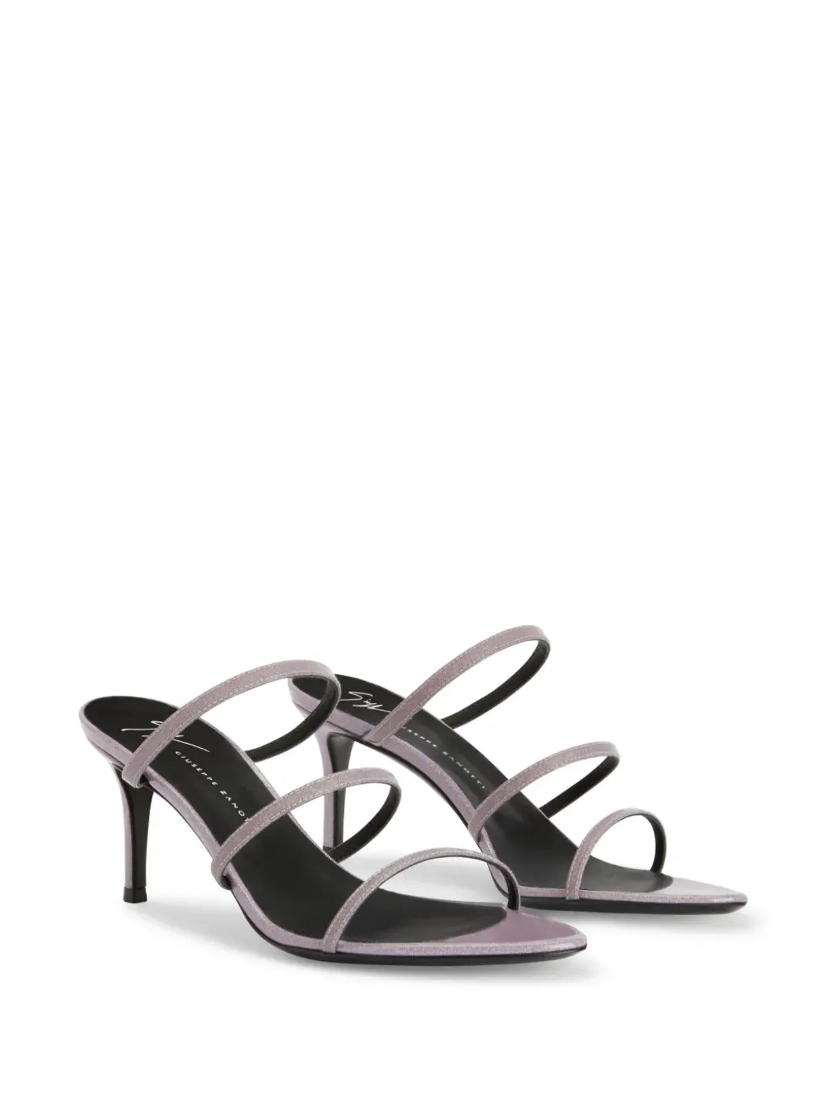 Giuseppe Zanotti 90mm Almiha サンダル ピンク - 画像2