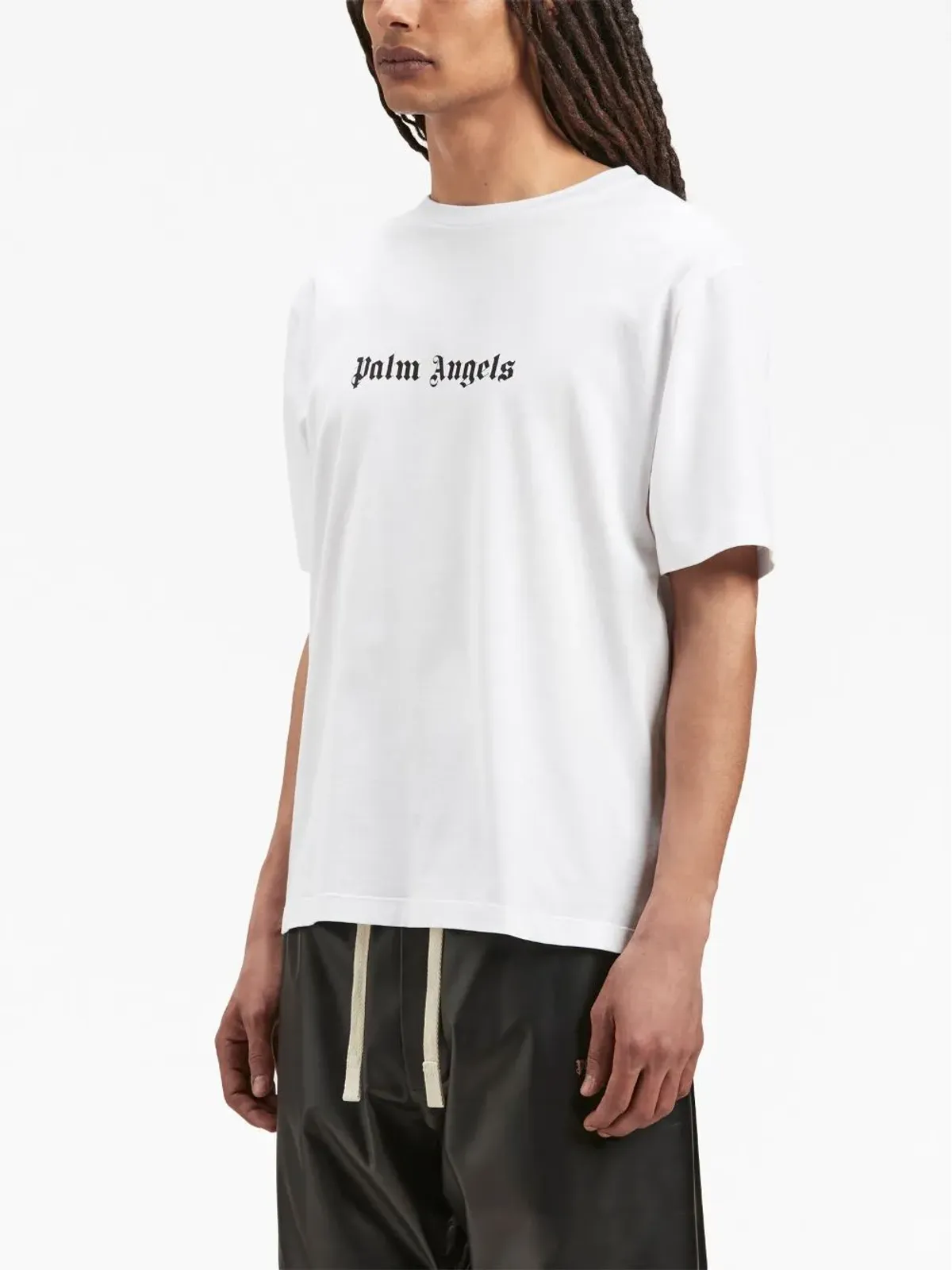 Palm Angels ロゴプリント クルーネック Tシャツ - ホワイト - 画像4