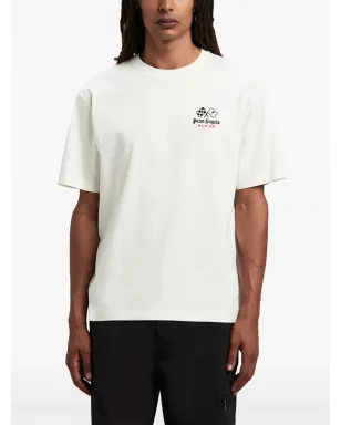 Palm Angels レーシンググラフィックプリント コットン Tシャツ - ホワイト - サムネイル3