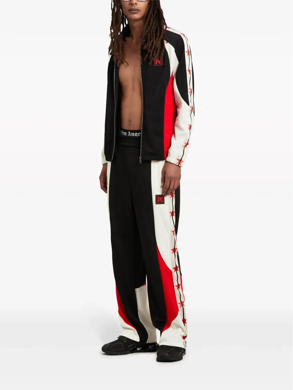 Palm Angels Paxhaas コントラストパネル トラックパンツ - ブラック - 画像2