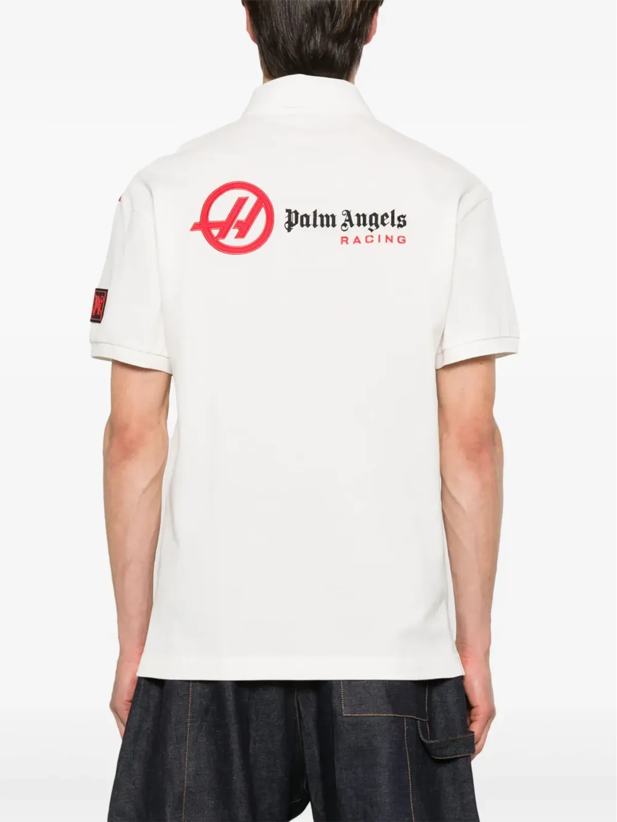 Palm Angels Moneygram Haas F1 ポロシャツ - ホワイト - 画像4