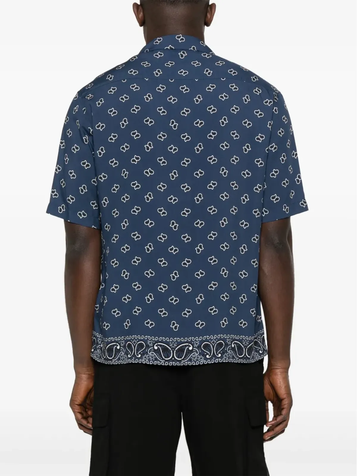 Palm Angels ペイズリー柄ボウリングシャツ - Blue - 画像4