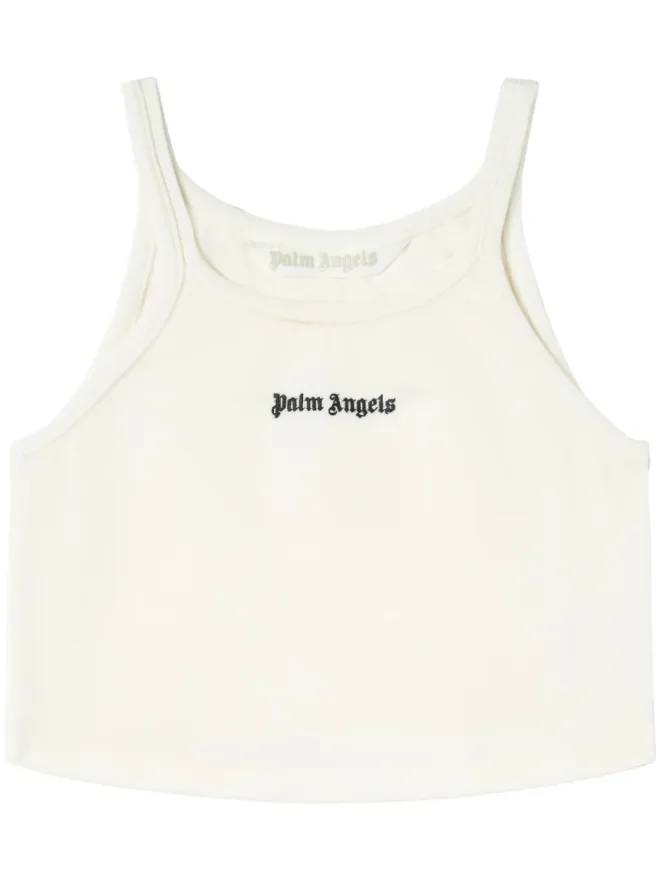 Palm Angels Palm Angels ロゴプリント コットン タンクトップの商品画像