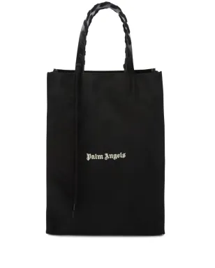 Palm Angels ロゴプリント トートバッグ - ブラック - サムネイル1