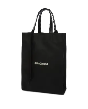 Palm Angels ロゴプリント トートバッグ - ブラック - サムネイル4