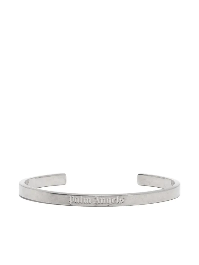 Palm Angels Palm Angels ロゴ刻印 ブレスレット - シルバーの商品画像