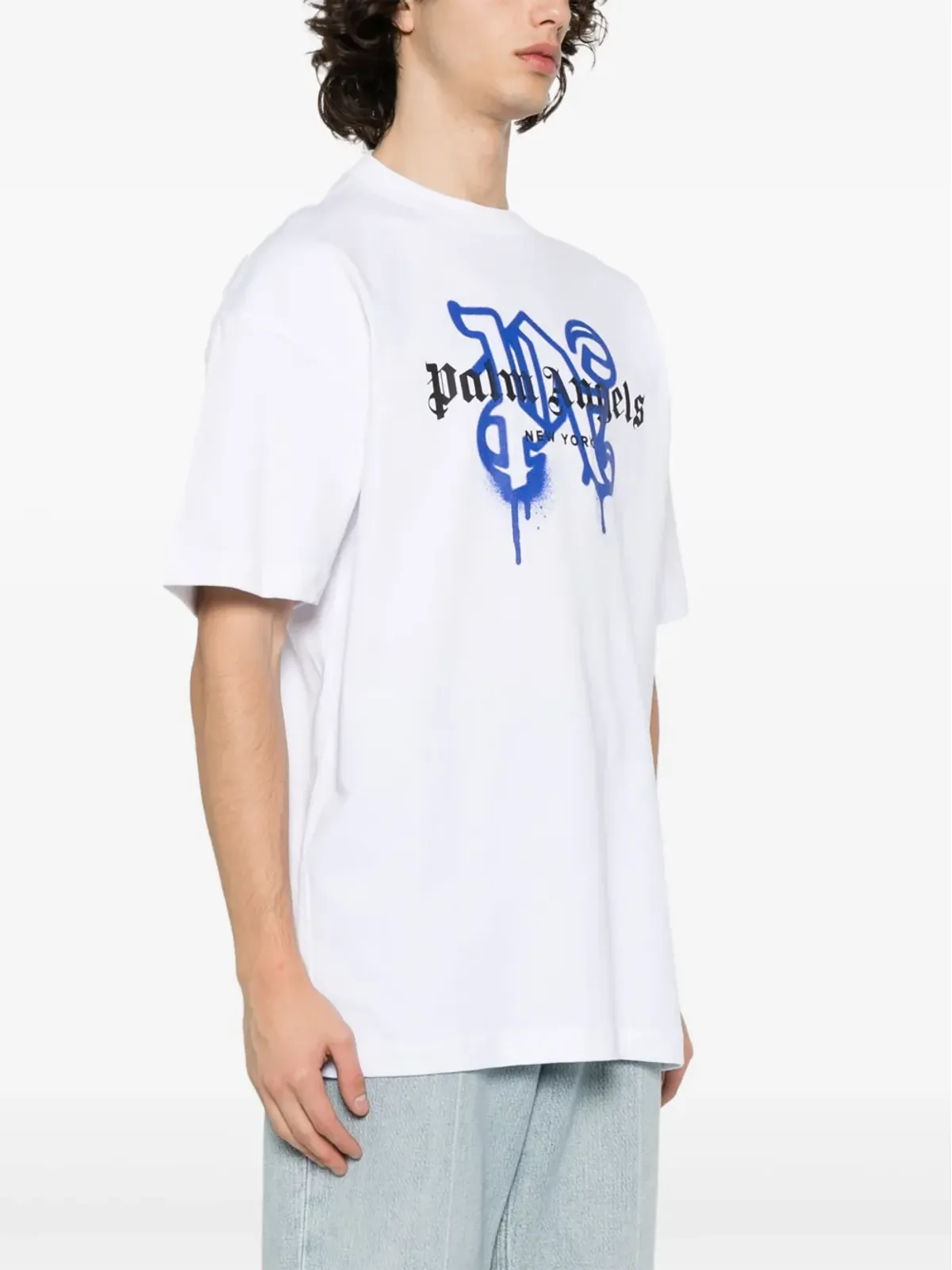 Palm Angels ニューヨーク・モノグラムプリント Tシャツ - ホワイト - 画像3