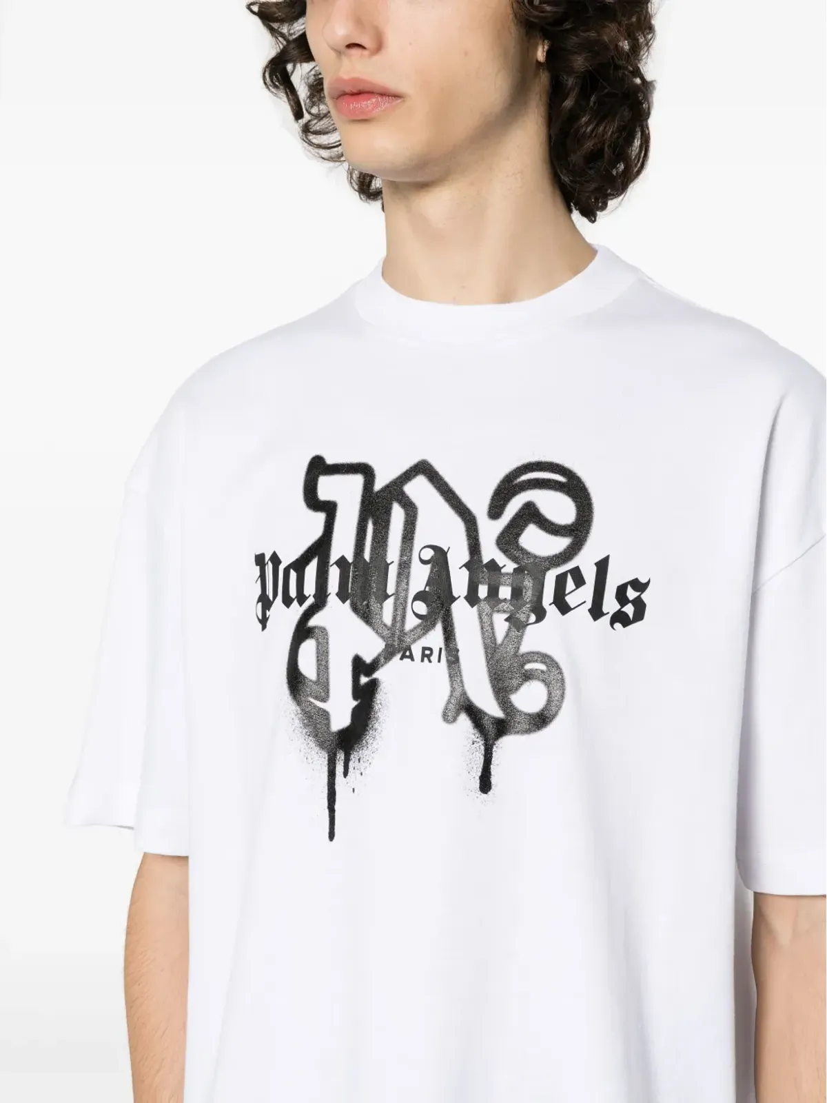 Palm Angels パリモノグラムプリント Tシャツ - ホワイト - 画像5